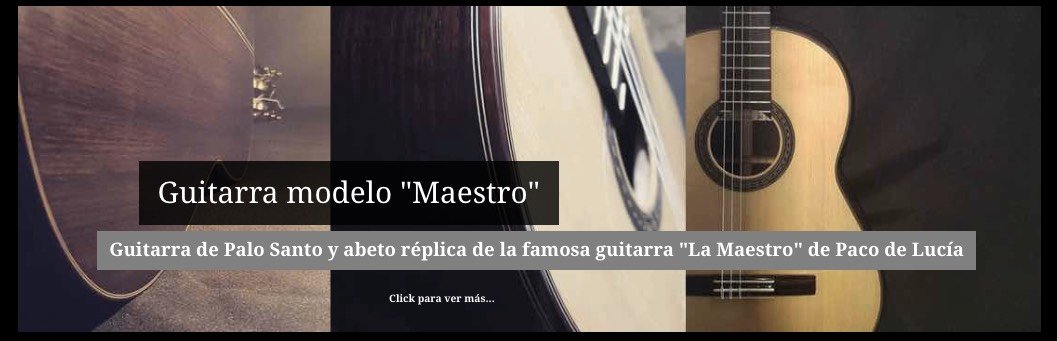 Guitarra de Palo Santo y abeto réplica de 