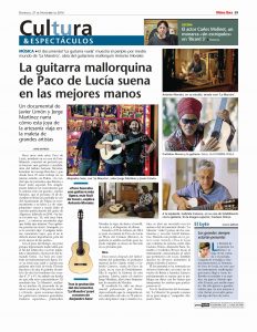 La guitarra mallorquina de Paco de Lucía