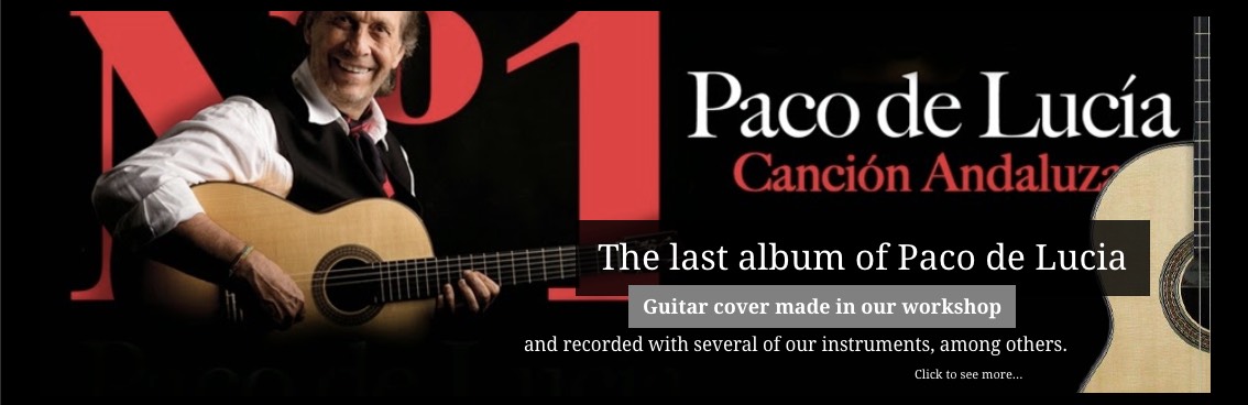 Paco de Lucia, his last work with one of our guitars